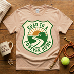 Road To A Forever Home Animal Rescue T-Shirt - Vintage Retro