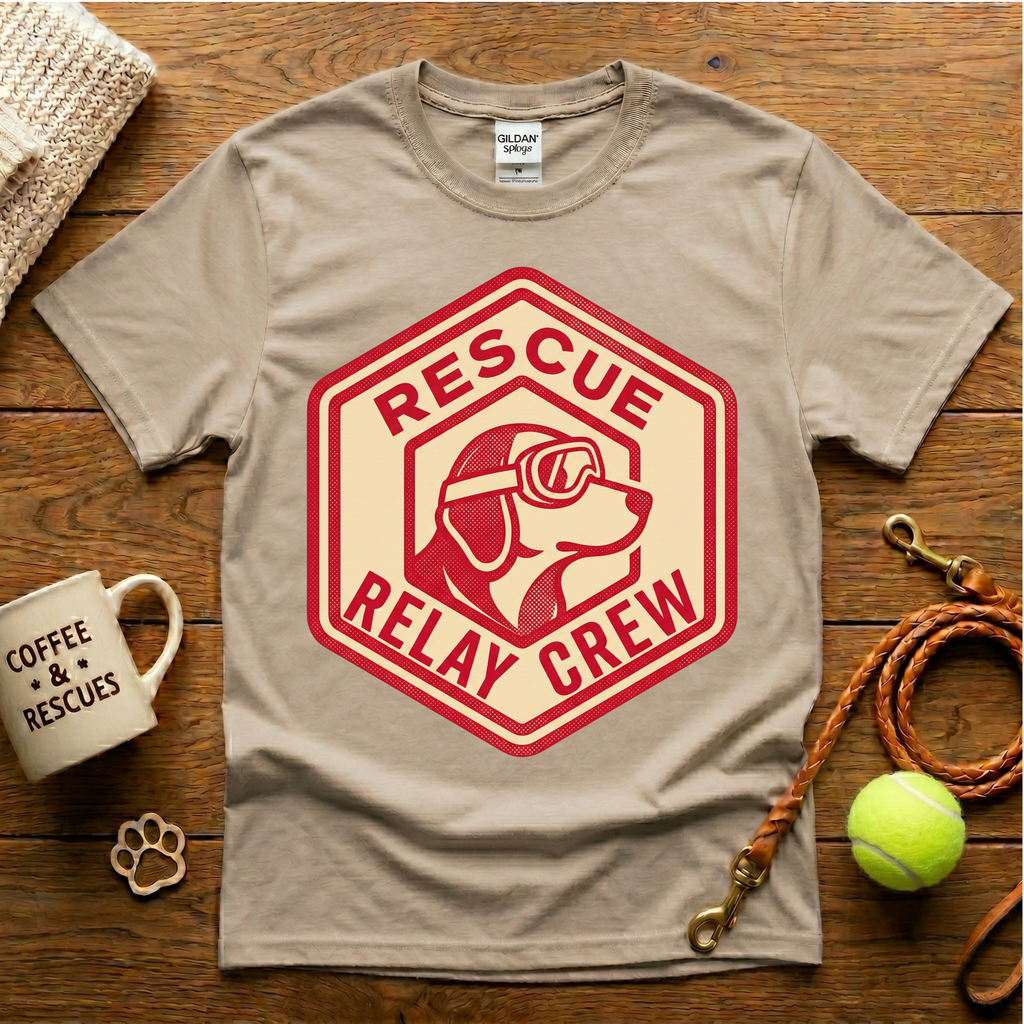 Rescue Relay Crew Animal Rescue T-Shirt - Vintage Retro