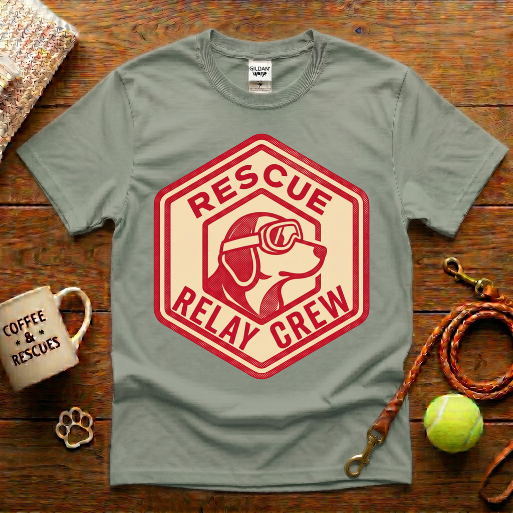 Rescue Relay Crew Animal Rescue T-Shirt - Vintage Retro
