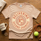 Delivering Second Chances Animal Rescue T-Shirt - Vintage Retro