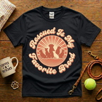 Rescued Is My Favorite Breed Animal Rescue T-Shirt - Vintage Retro