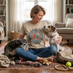 Rescue. Foster. Repeat. Animal Rescue T-Shirt - Vintage Badge