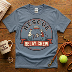 Rescue Relay Crew Animal Rescue T-Shirt - Vintage Badge