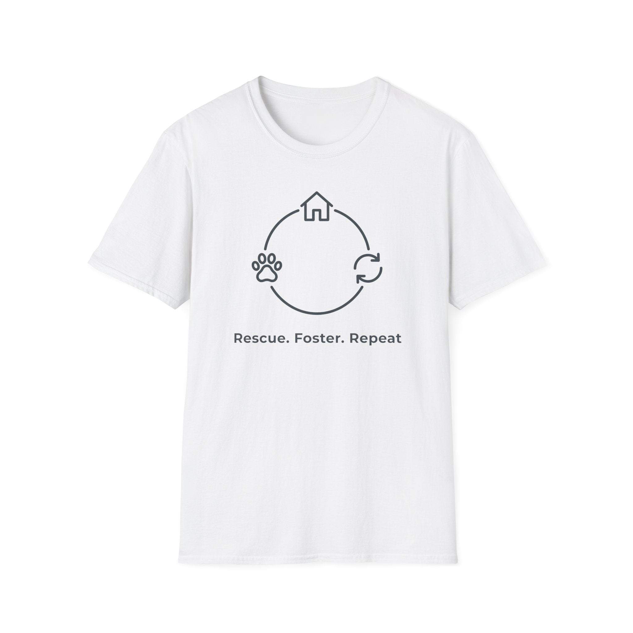 Rescue. Foster. Repeat. T-Shirt